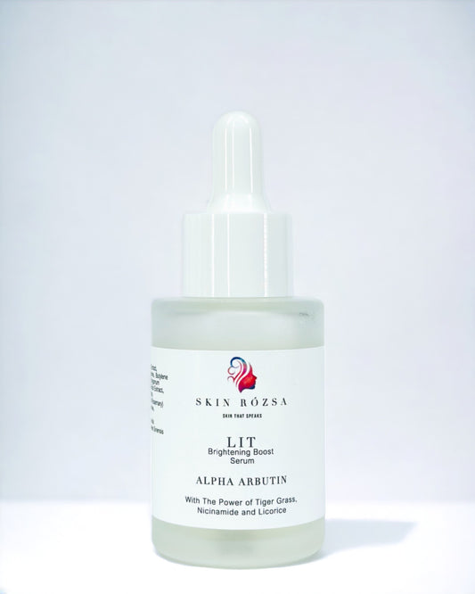 LIT - Brightening boost serum (Alpha Arbutin With Tiger Grass, Niacinamide & Licrorice)