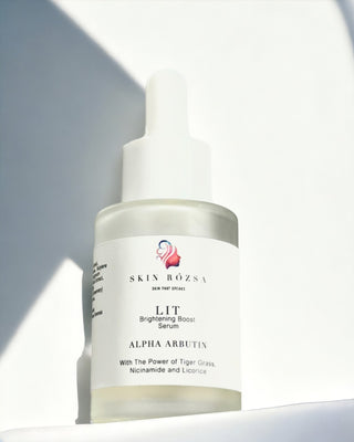 LIT - Brightening boost serum (Alpha Arbutin With Tiger Grass, Niacinamide & Licrorice)